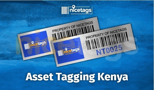 asset tags barcodes printing on aluminium in Kenya. Asset Tagging in kenya. Fixed Asset Tagging in kenya